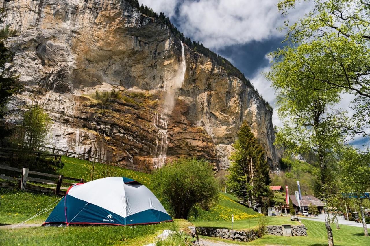 Camping Jungfrau Lauterbrunnen Kültér fotó