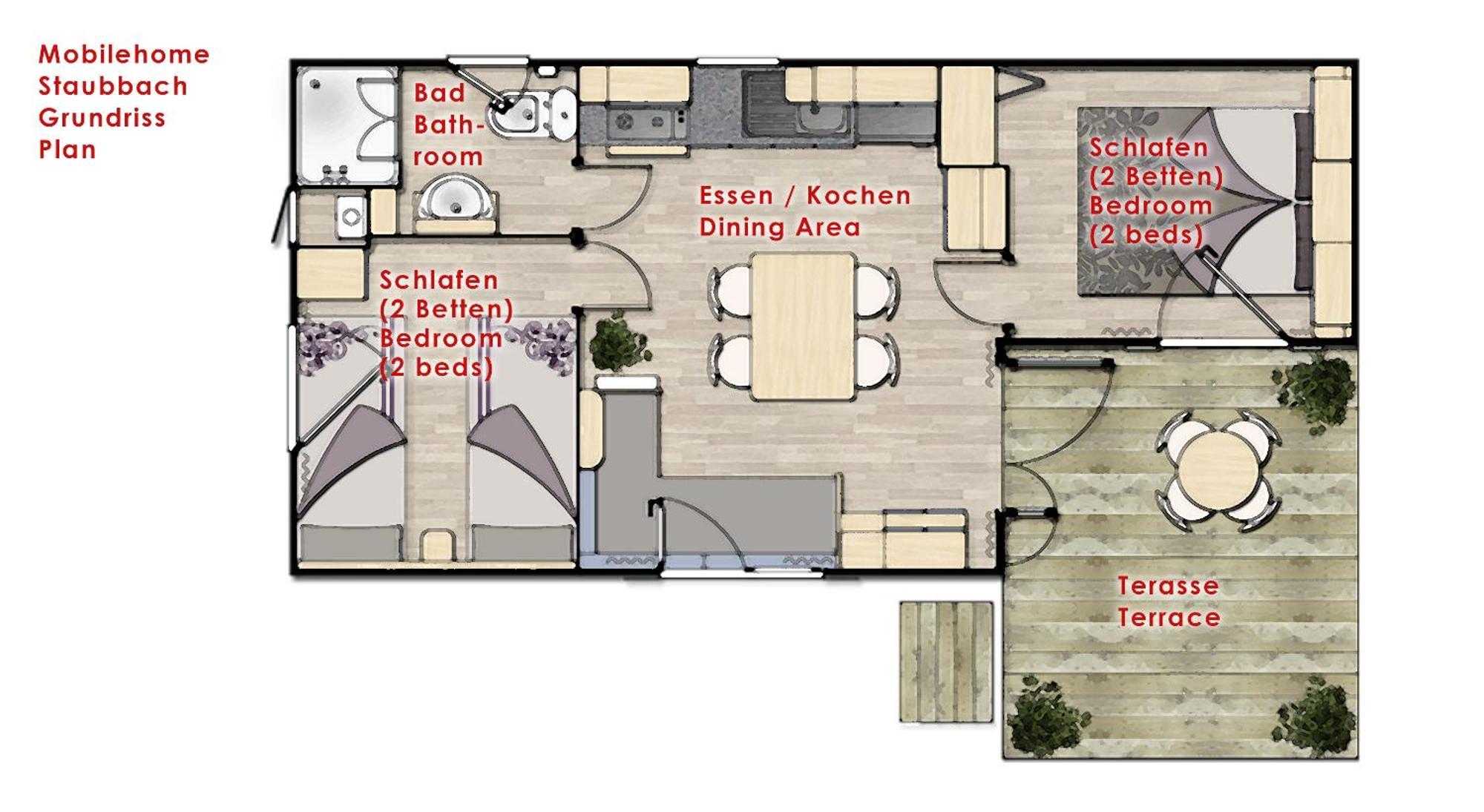 Camping Jungfrau Lauterbrunnen Szoba fotó